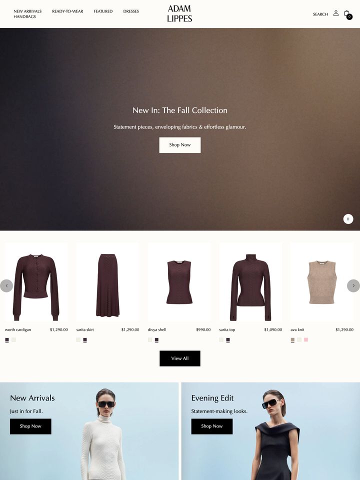 adamlippes-com homepage