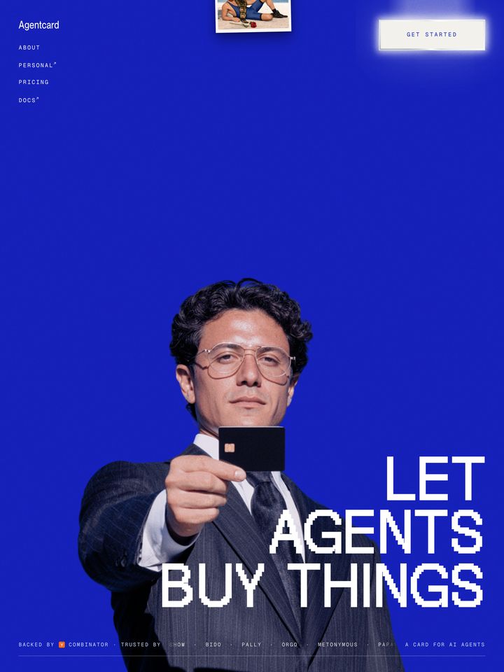 Agentcard homepage