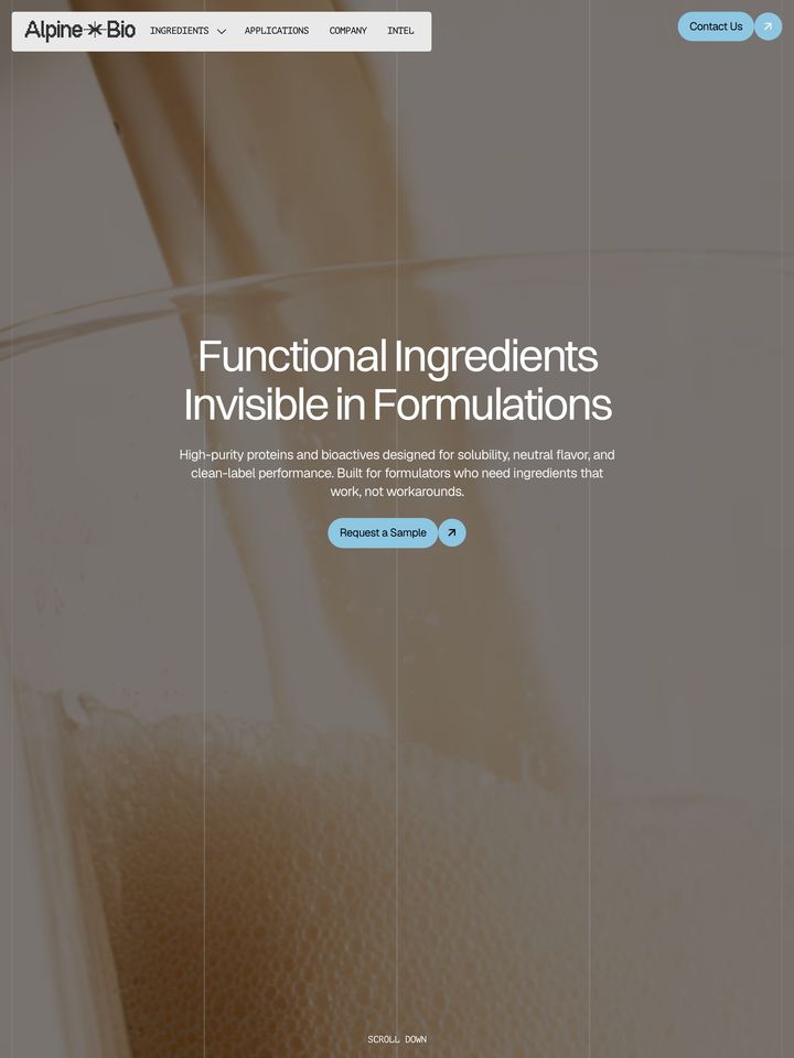 alpbio-com homepage