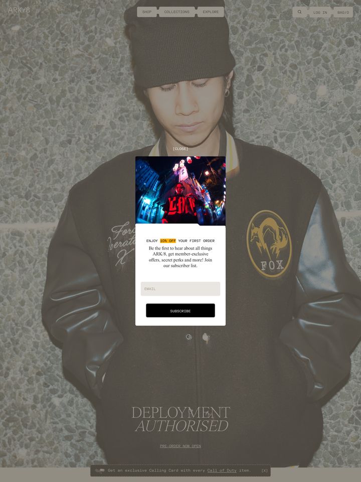 ARK/8 homepage