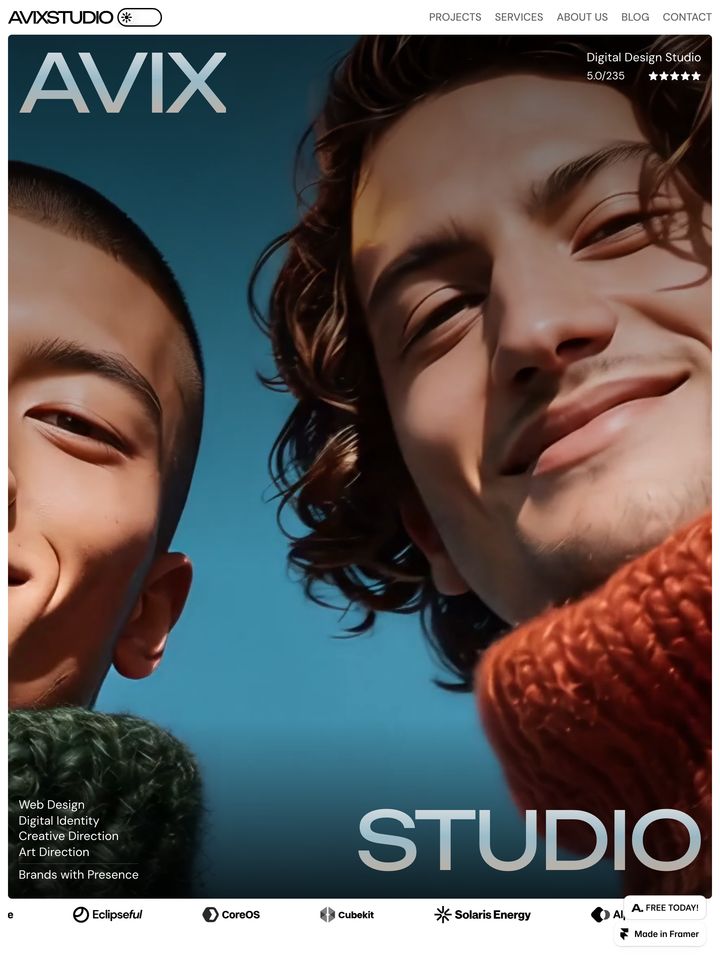 AVIX Studio homepage