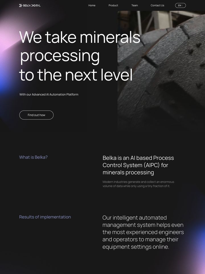 Belka homepage