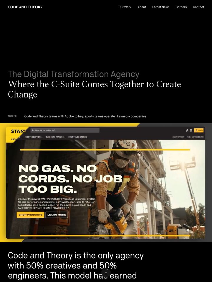 Code and Theory homepage