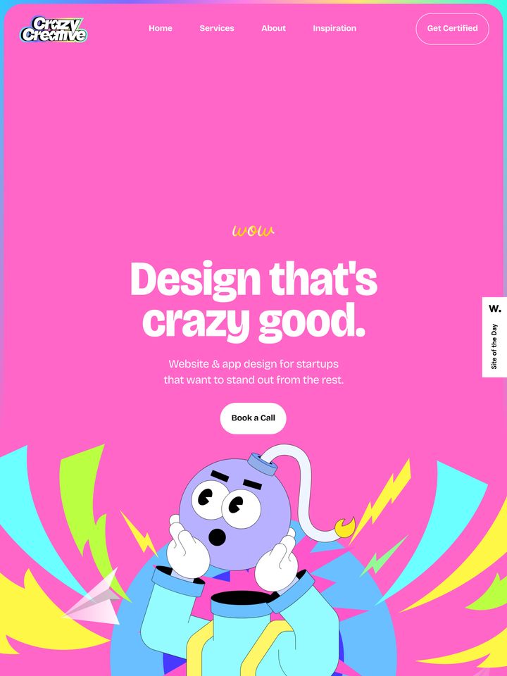 crazycreative-design homepage