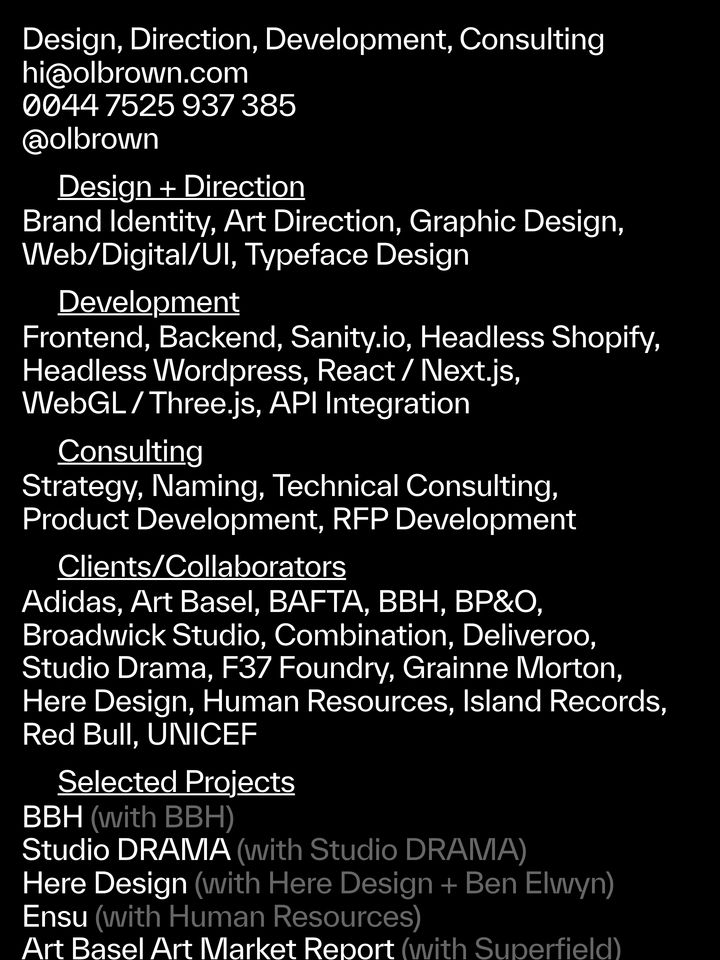 Denken homepage