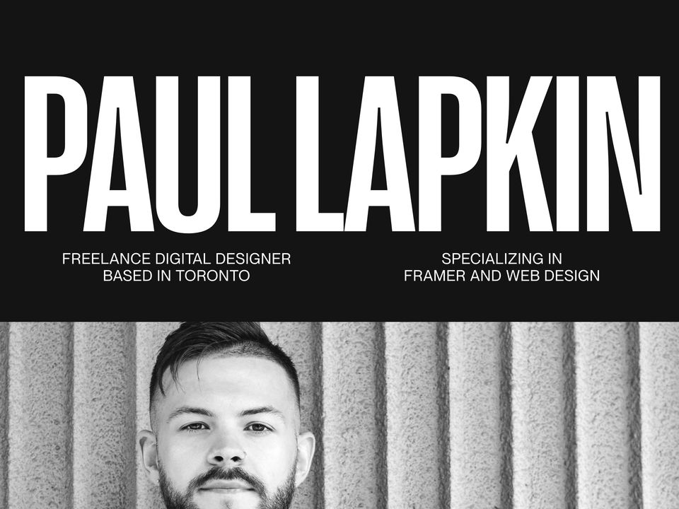 Designed by Paul homepage