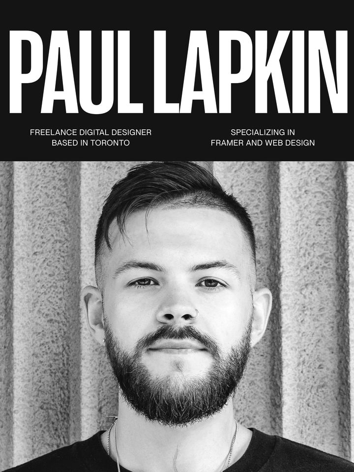 Designed by Paul homepage