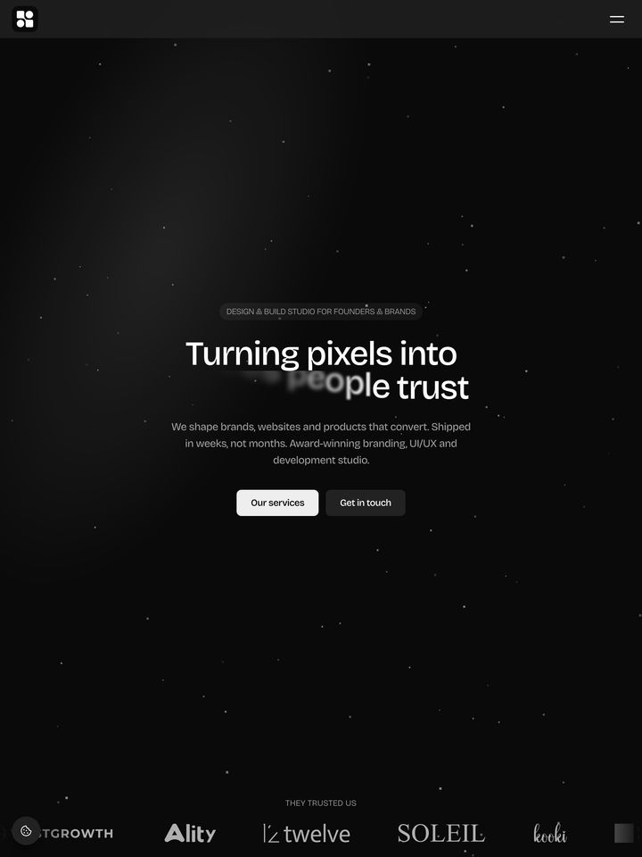 dhero studio homepage