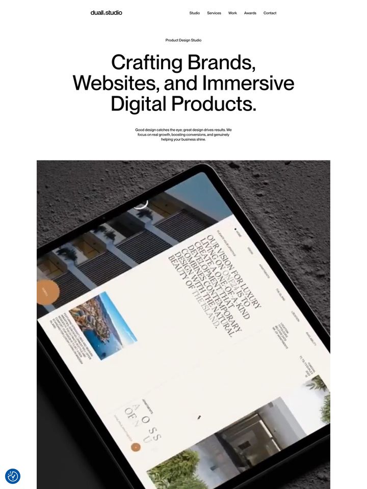 DuallStudio homepage