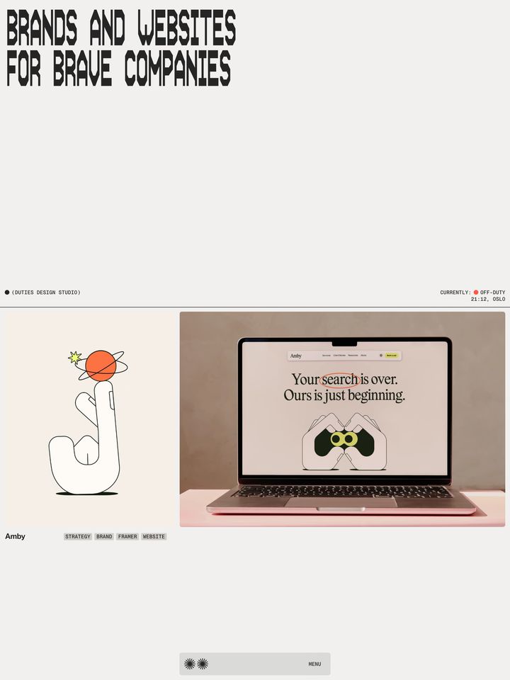 Duties homepage