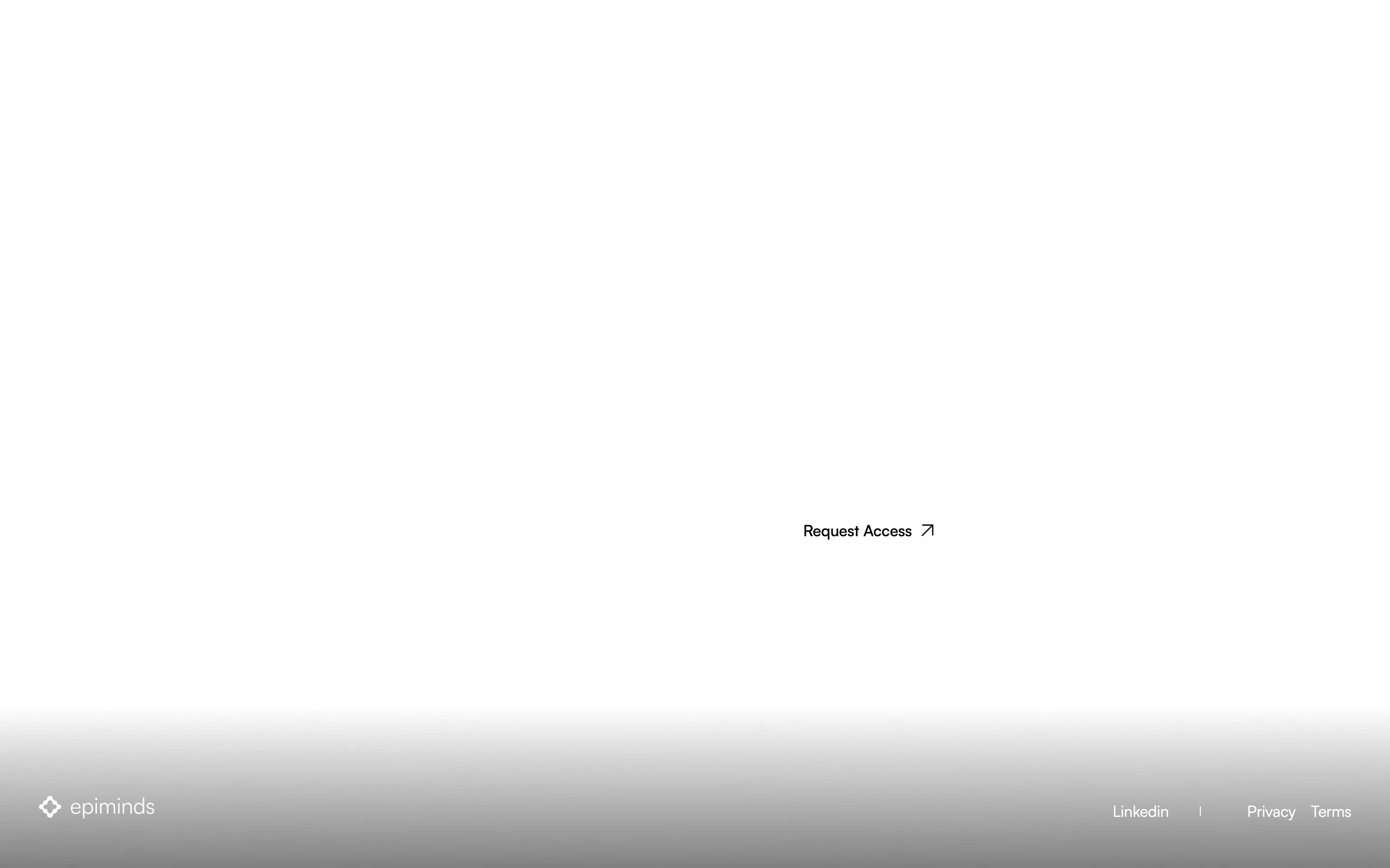 An expansive, whisper-quiet white expanse terminating in a soft dark gradient horizon with minimal navigational metadata.