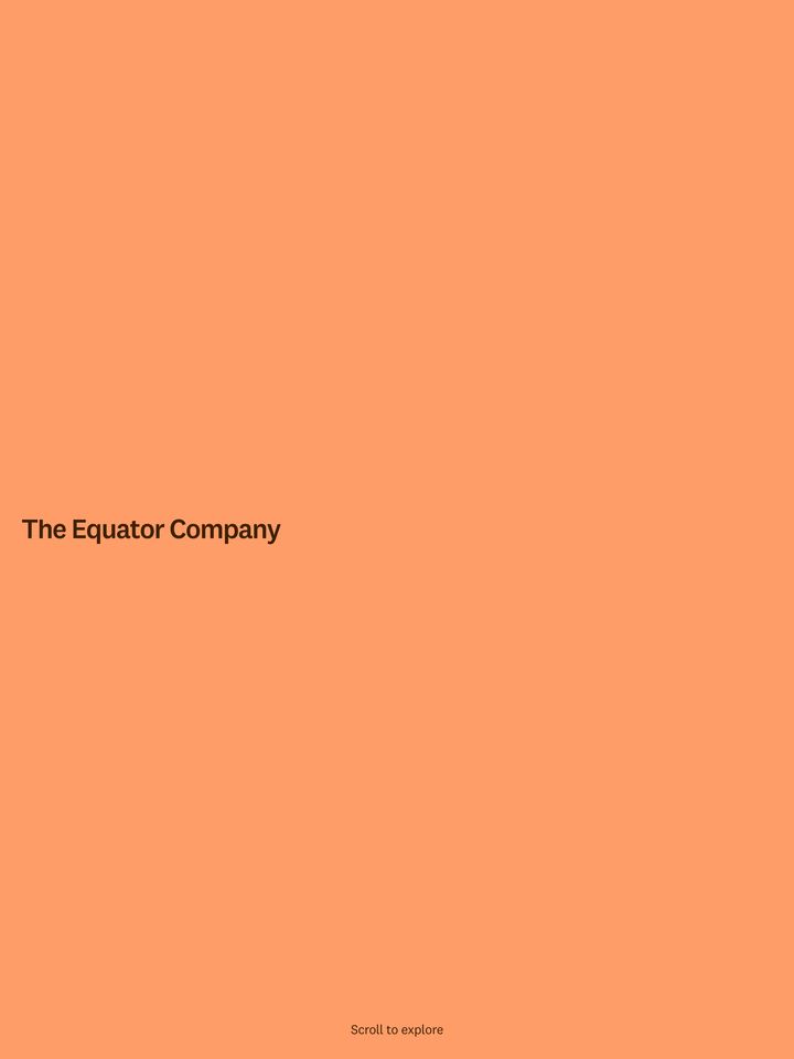 The Equator Company homepage