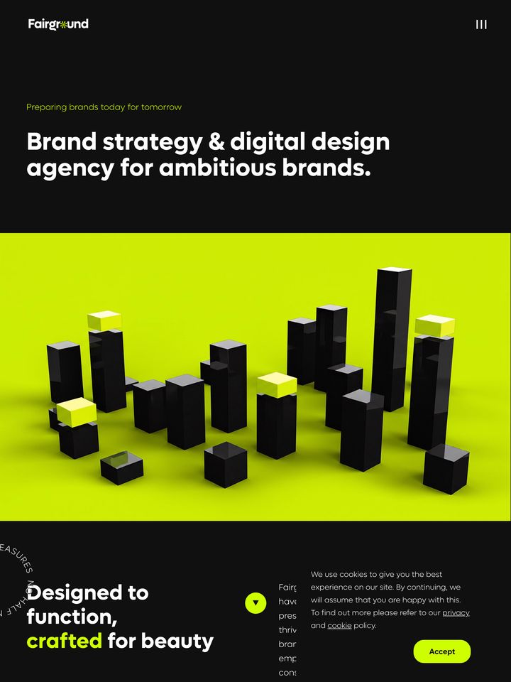 Fairground Studio homepage