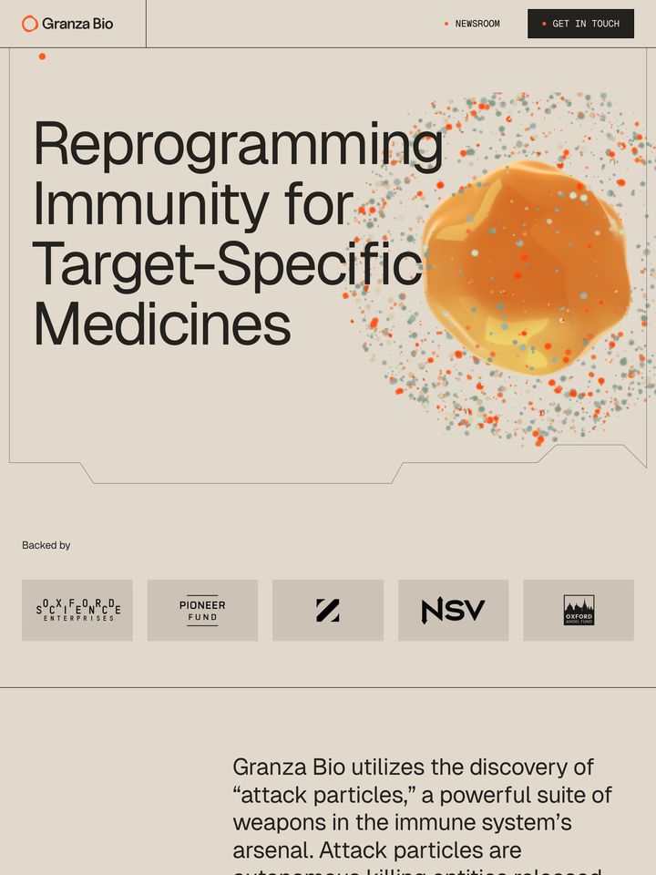 Granza Bio homepage