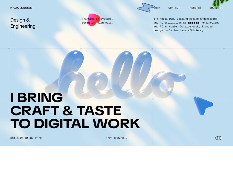 haoqi-design homepage