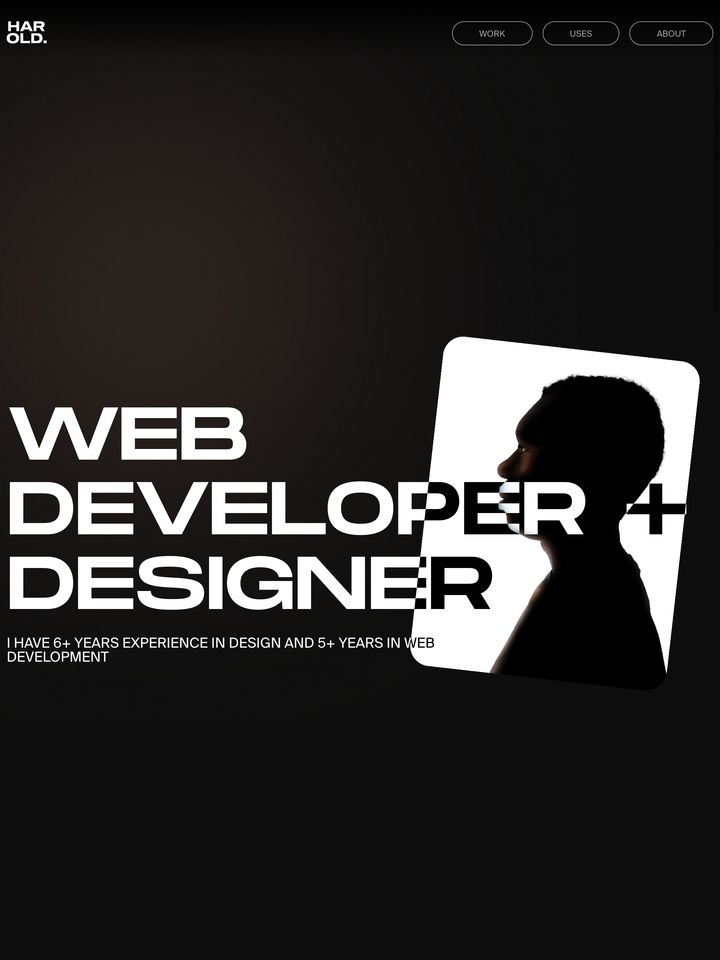 Harold AO homepage