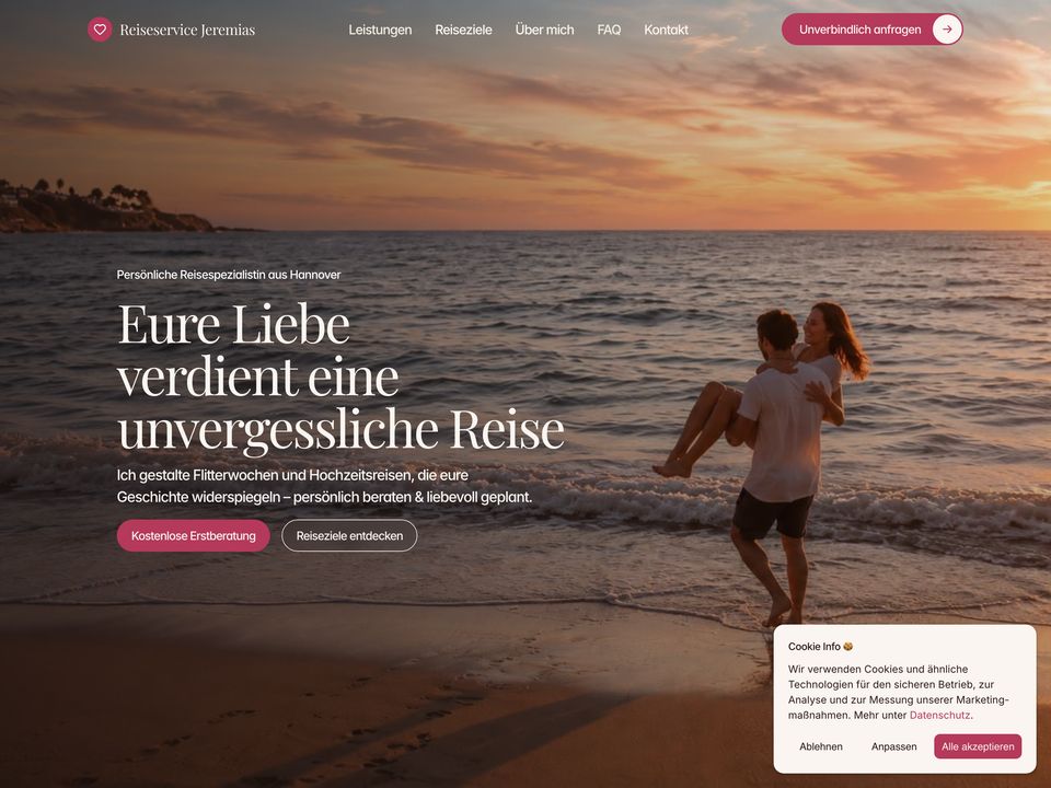 Hochzeitsreisen Hannover homepage