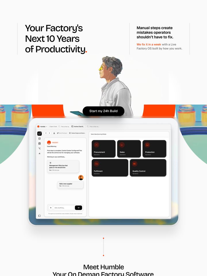 humblefactory-ai homepage