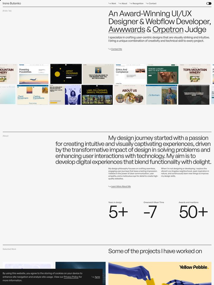 Irene Butenko homepage