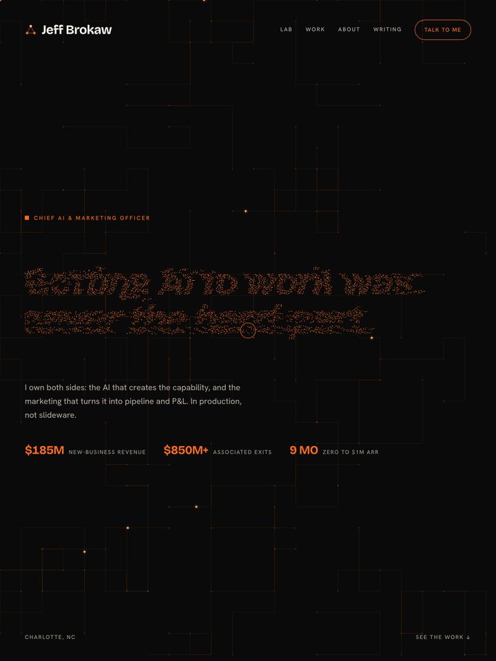 Jeff Brokaw homepage