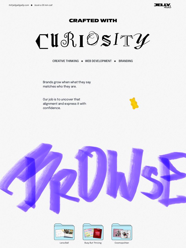 Jelly Studio homepage