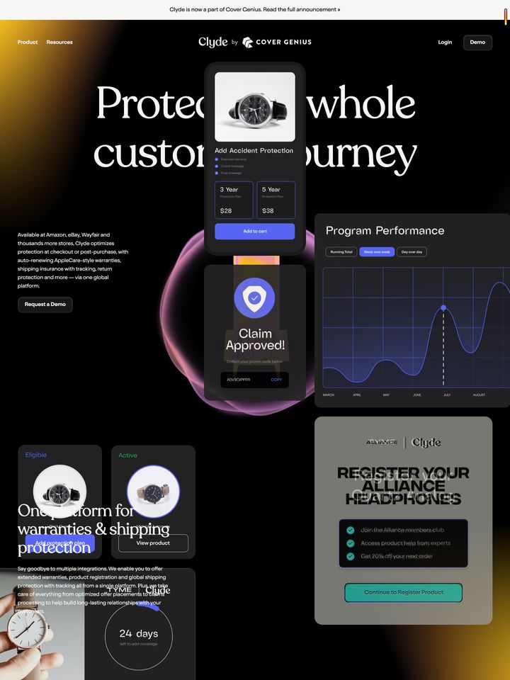 Clyde homepage