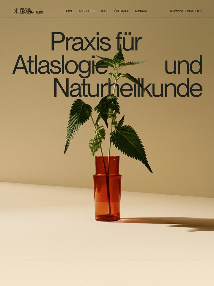 Praxis Leandra Isler homepage