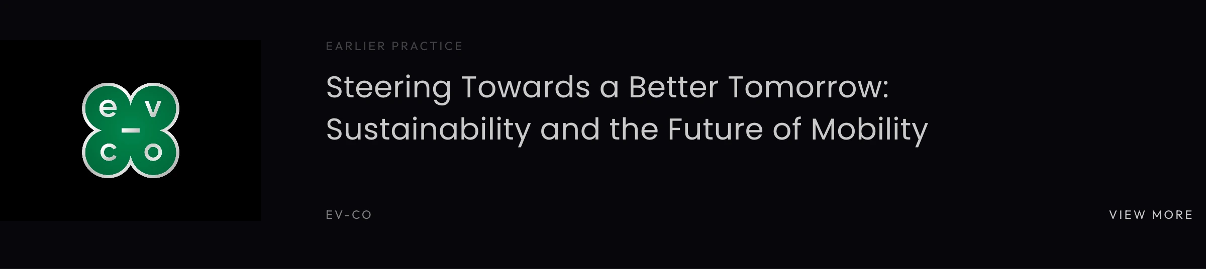 A restrained dark project preview banner with quiet geometric branding and crisp typographic hierarchy.