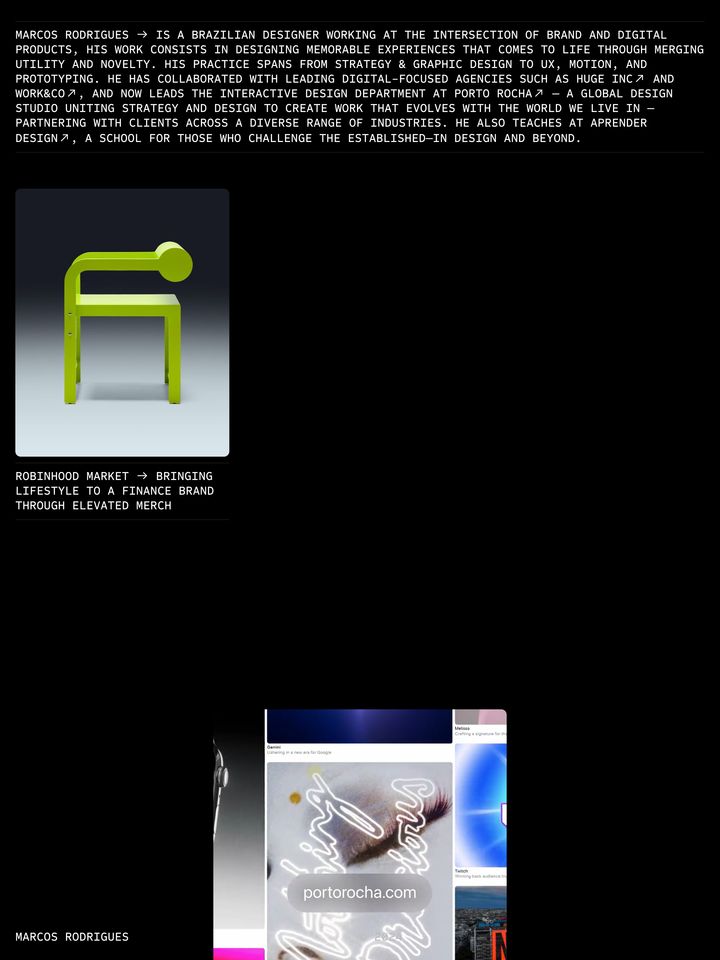 Marcos Rodrigues homepage