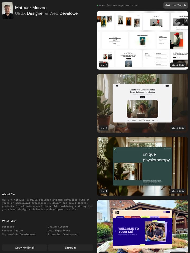 Mateusz Marzec homepage