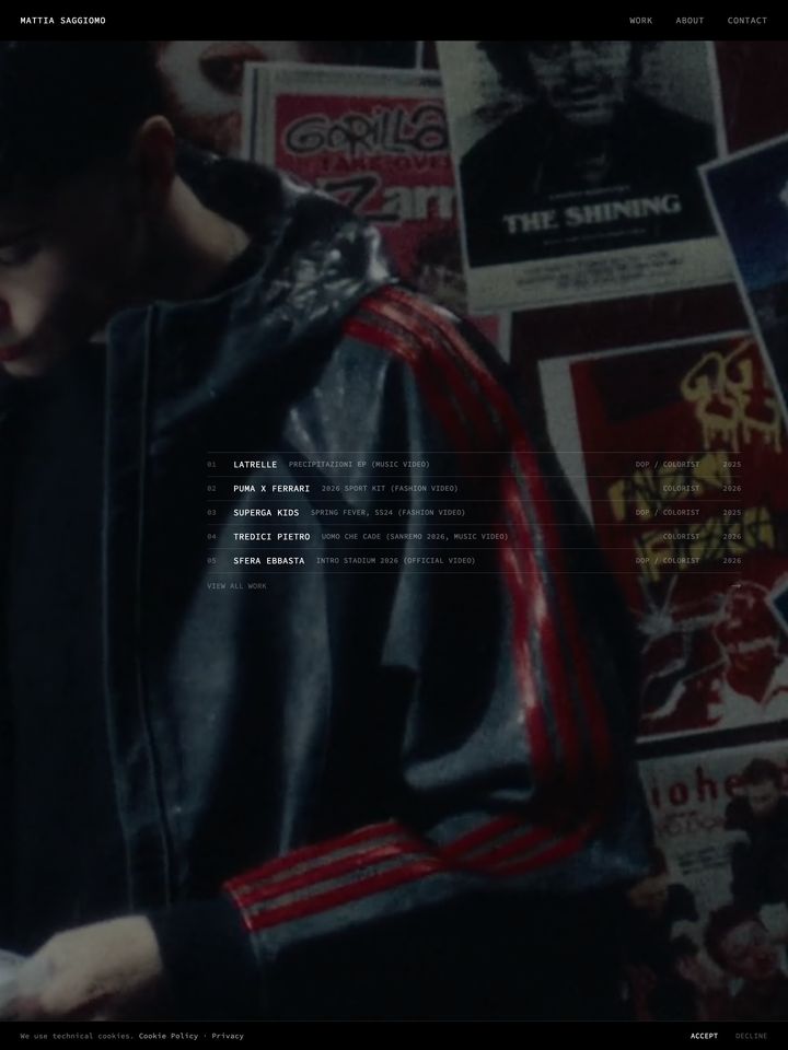Mattia Saggiomo homepage