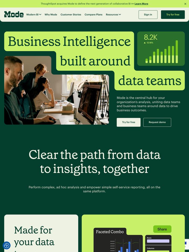 Mode homepage
