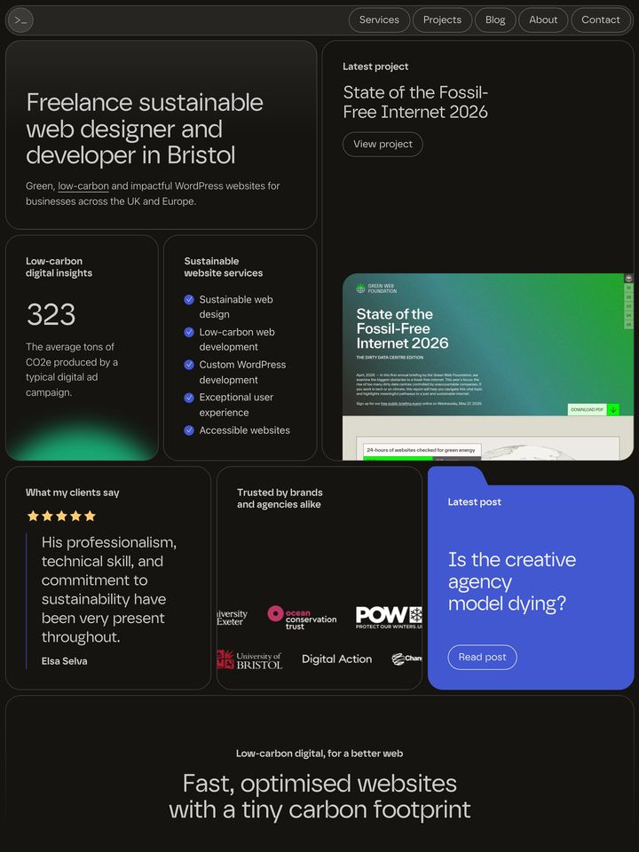 Nick Lewis homepage