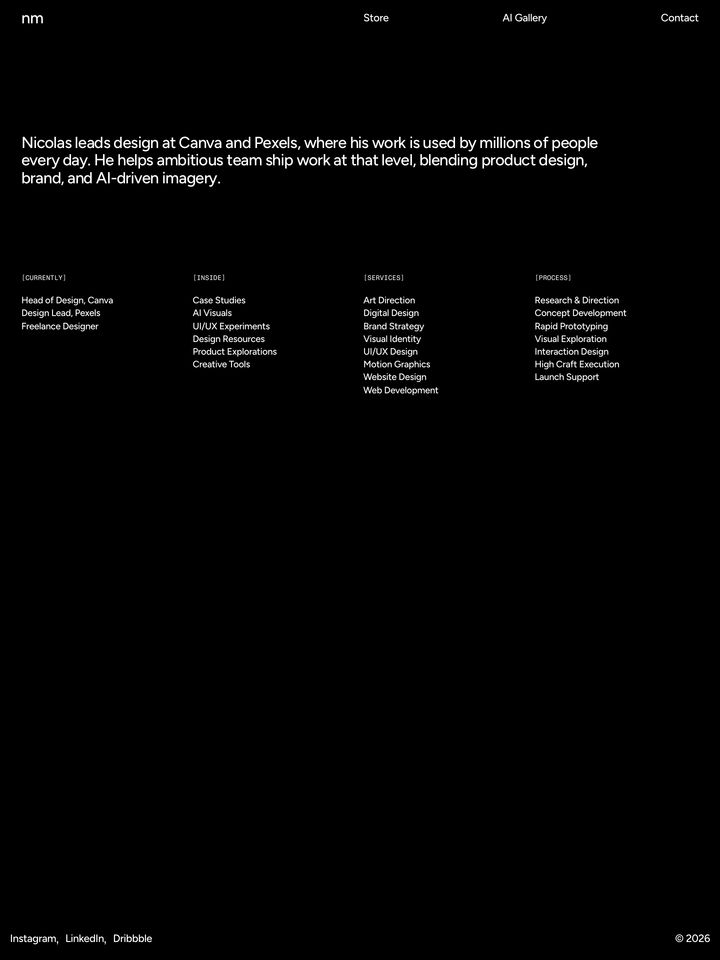 Nicolas Mariotti homepage
