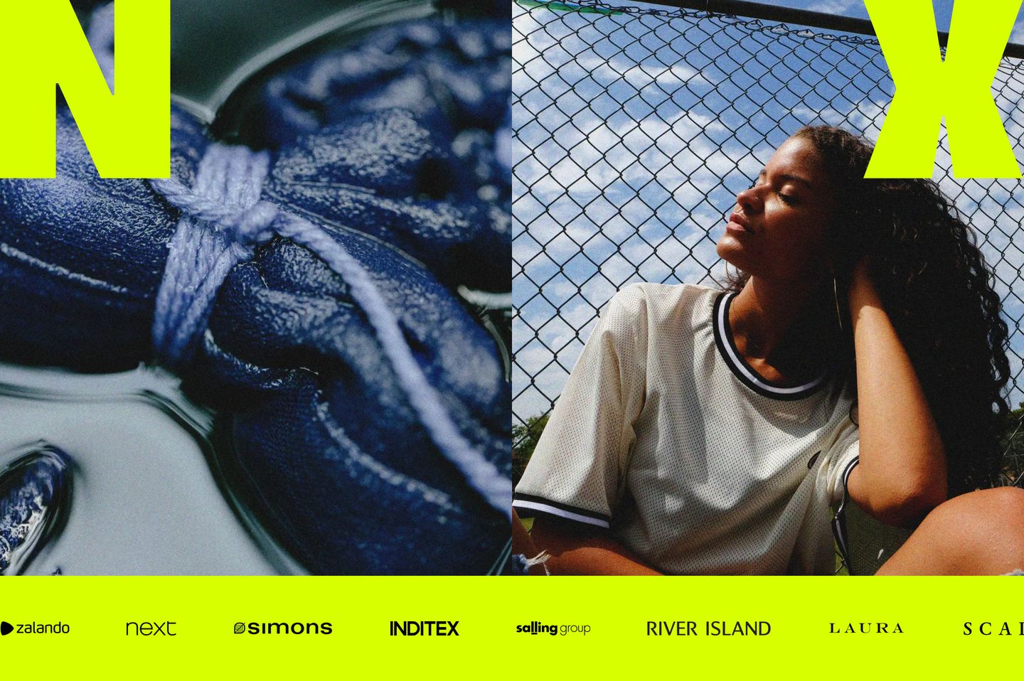 High-voltage acid yellow framing striking editorial photography creates an unapologetically punchy, streetwear-infused visual statement.