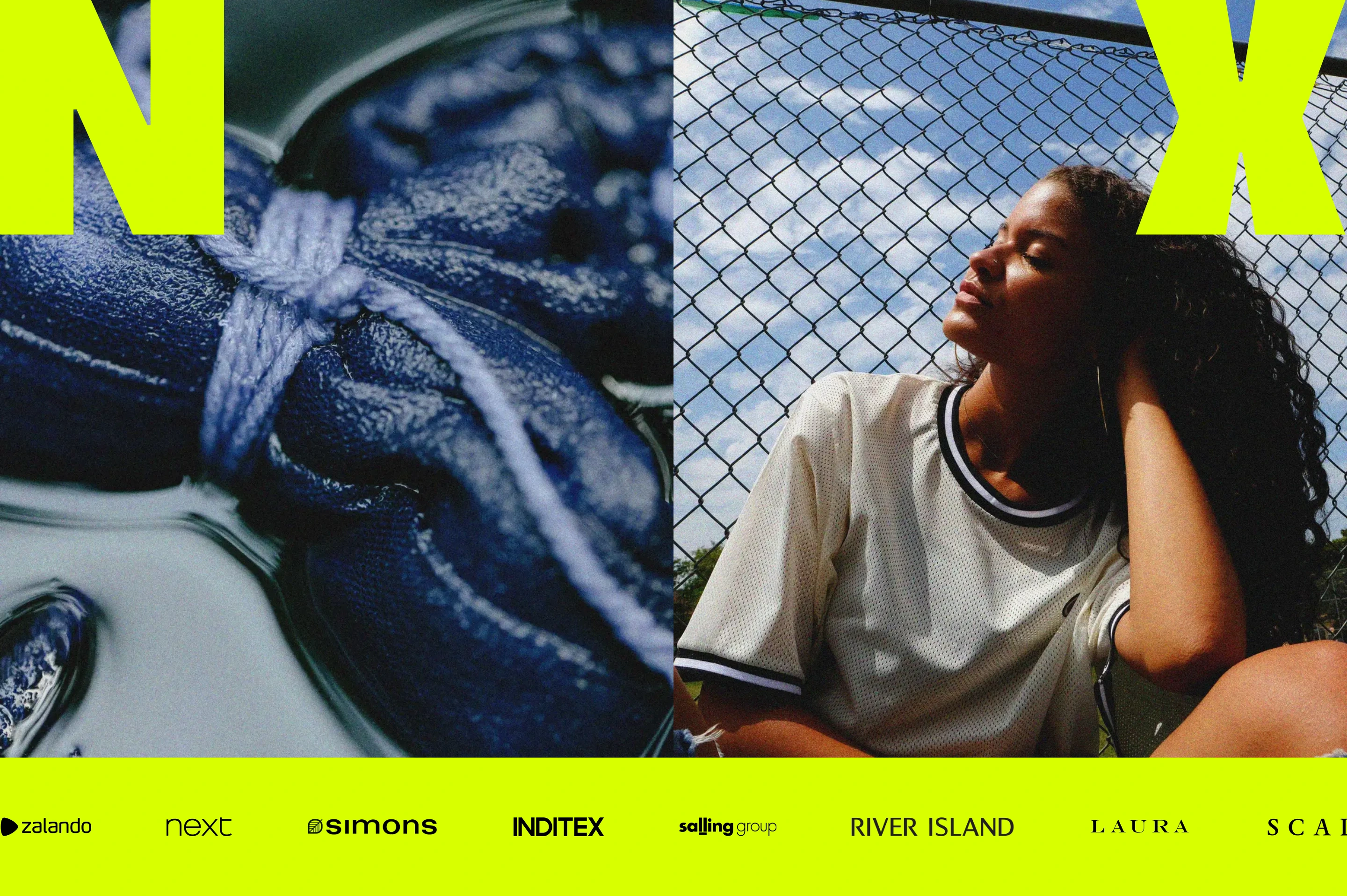 High-voltage acid yellow framing striking editorial photography creates an unapologetically punchy, streetwear-infused visual statement.