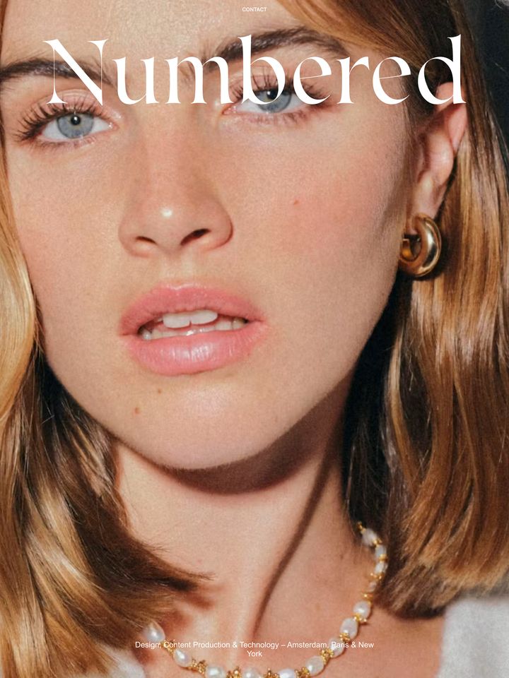 Numbered homepage