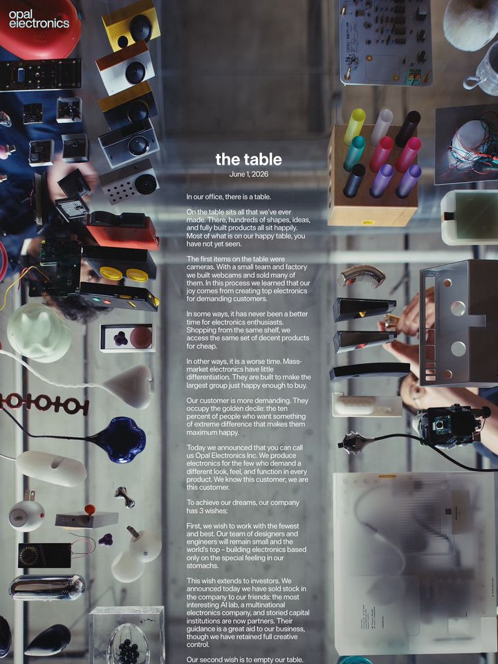 Opal Camera homepage