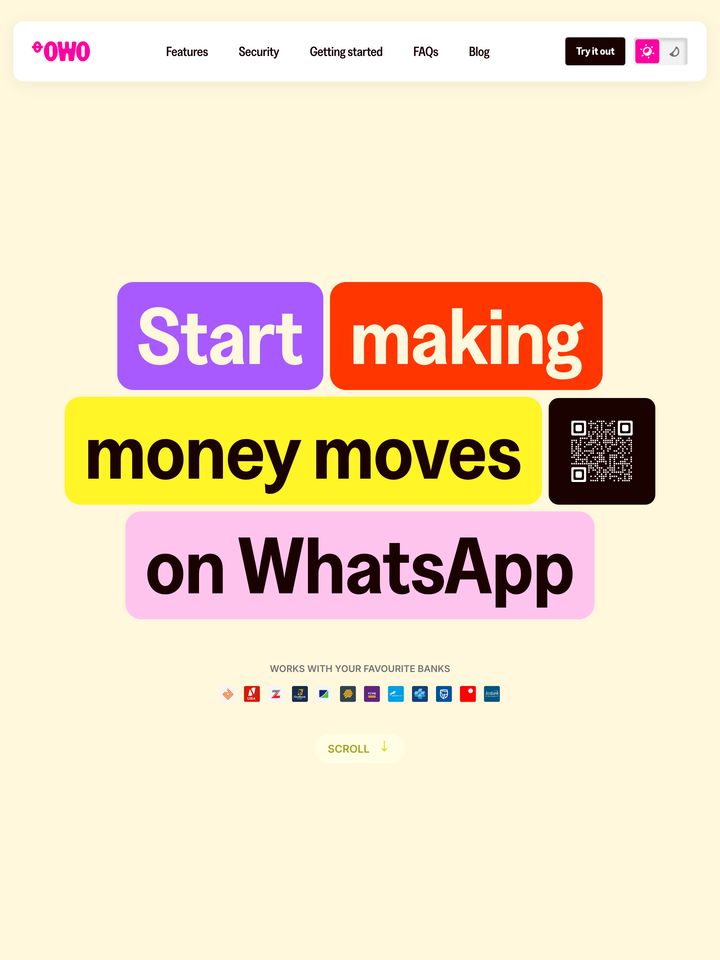 OWO homepage