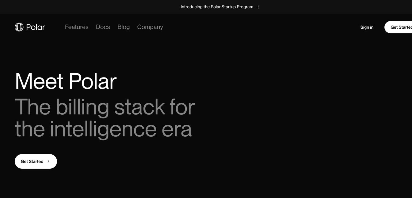 Stark and restrained dark hero dominated by vast negative space and crisp typography.
