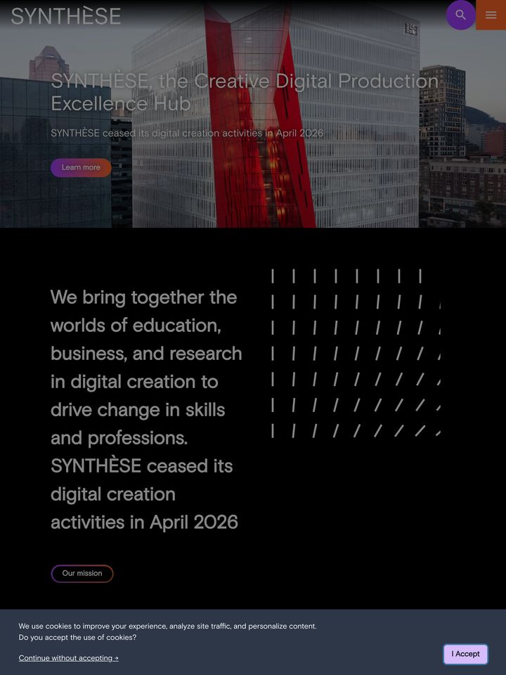 Synthèse homepage