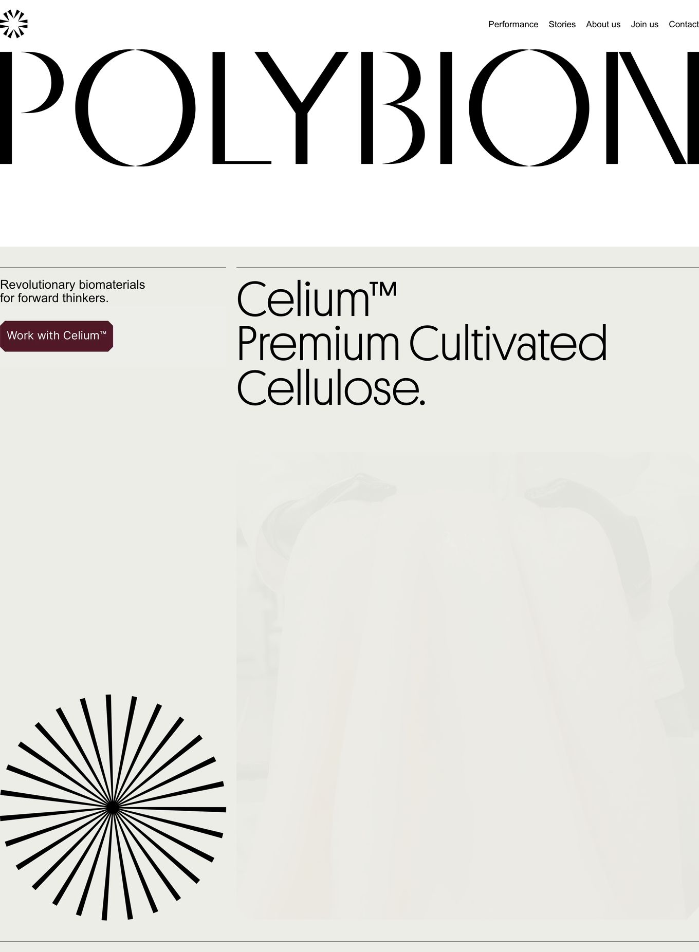Monumental typographic masthead anchors an austere, editorial layout balancing scientific precision with high-fashion restraint.
