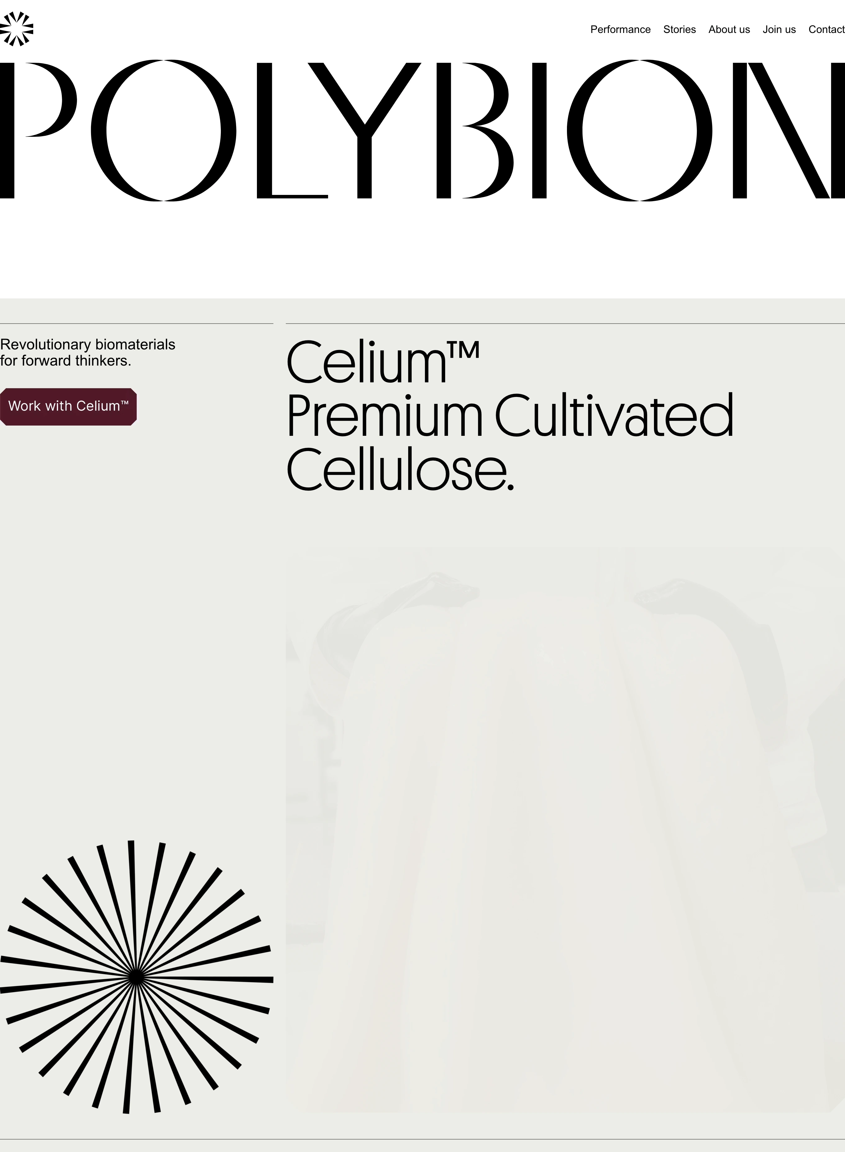Monumental typographic masthead anchors an austere, editorial layout balancing scientific precision with high-fashion restraint.