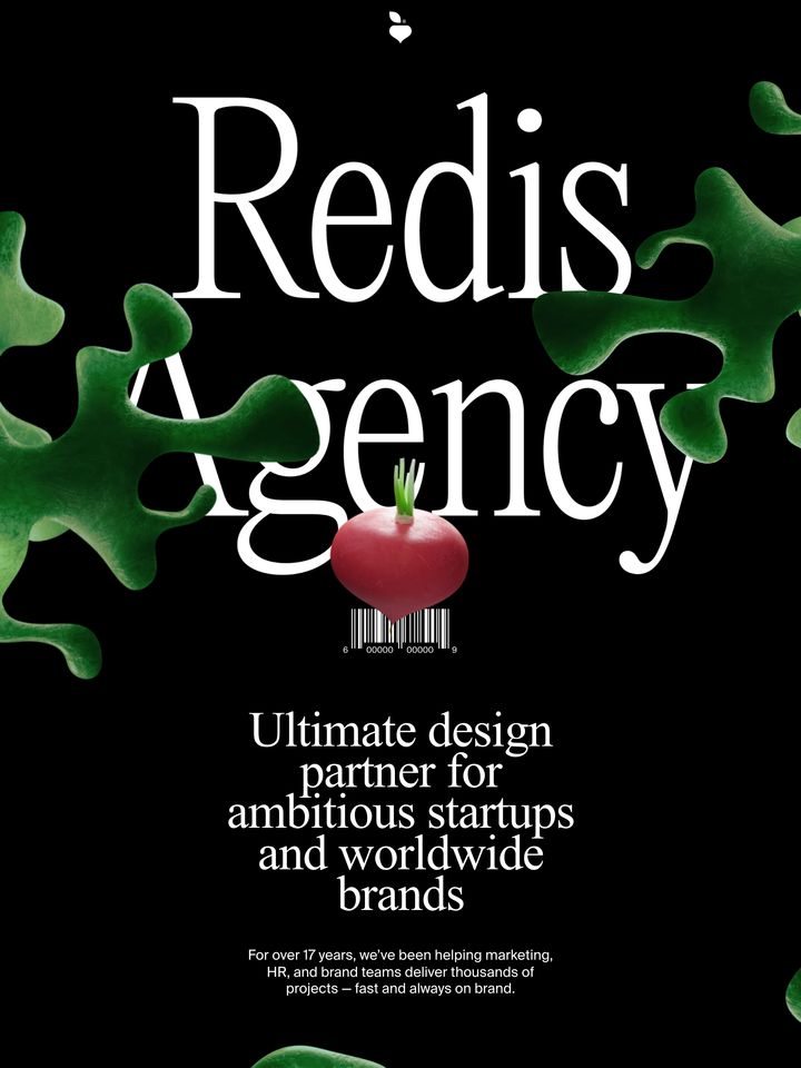 Redis Agency homepage