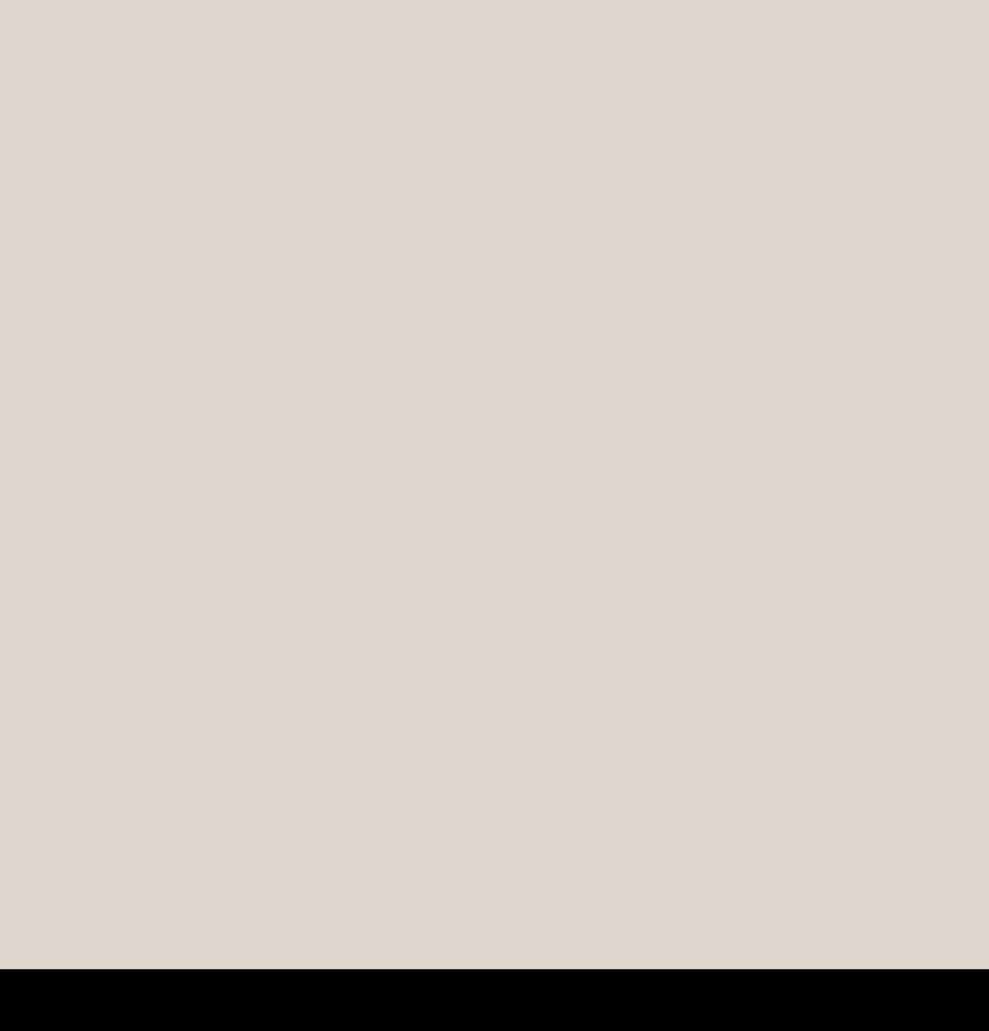 A quiet, expansive void of warm stone beige resting above a stark black horizon.