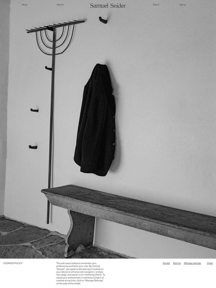 Samuel Snider homepage