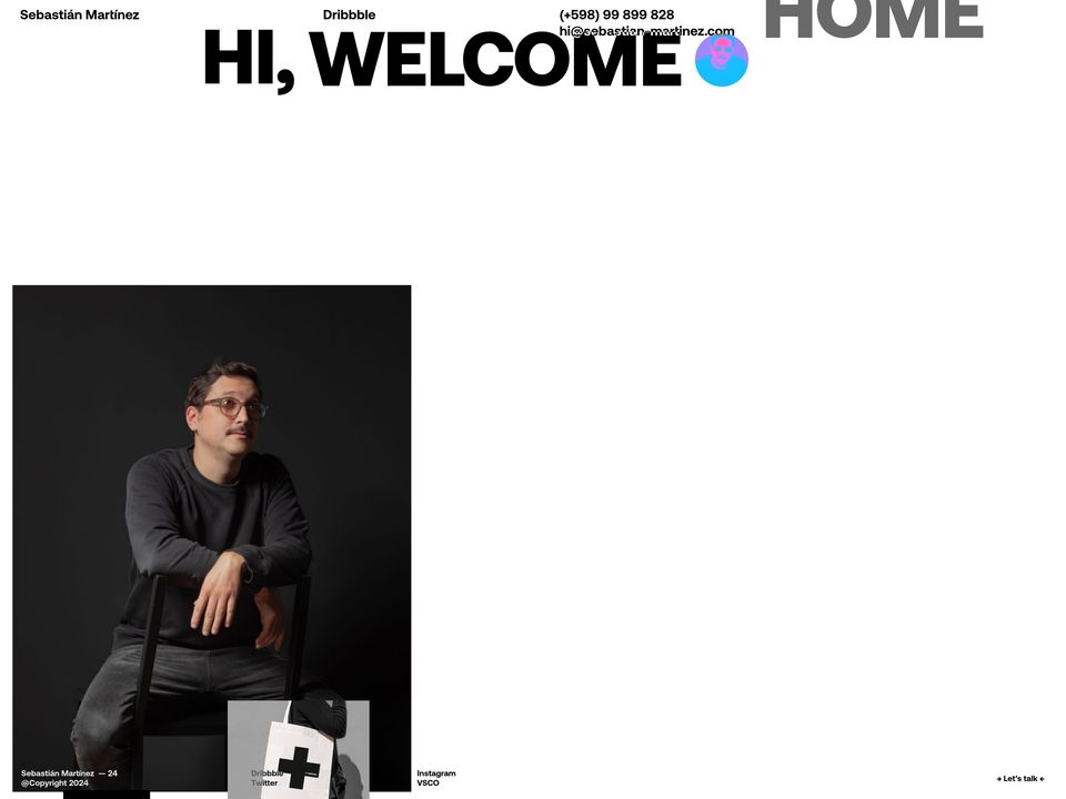 Sebastian Martinez homepage