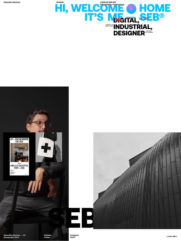 Sebastian Martinez homepage