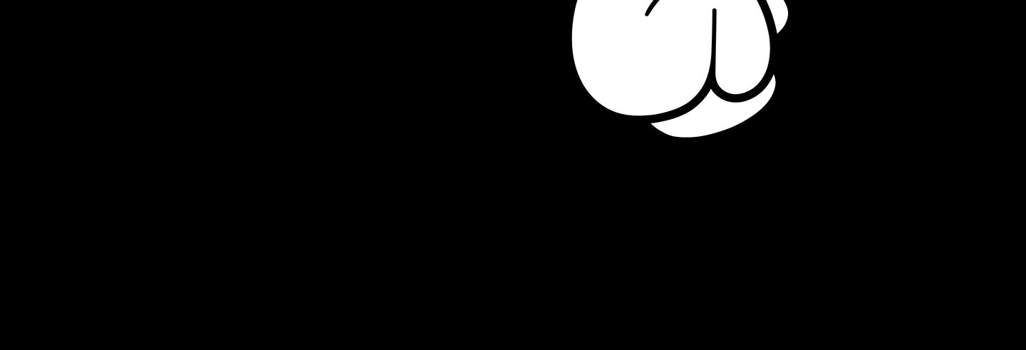 A stark black void punctuated by a cropped, high-contrast cartoon hand reaching in from above.