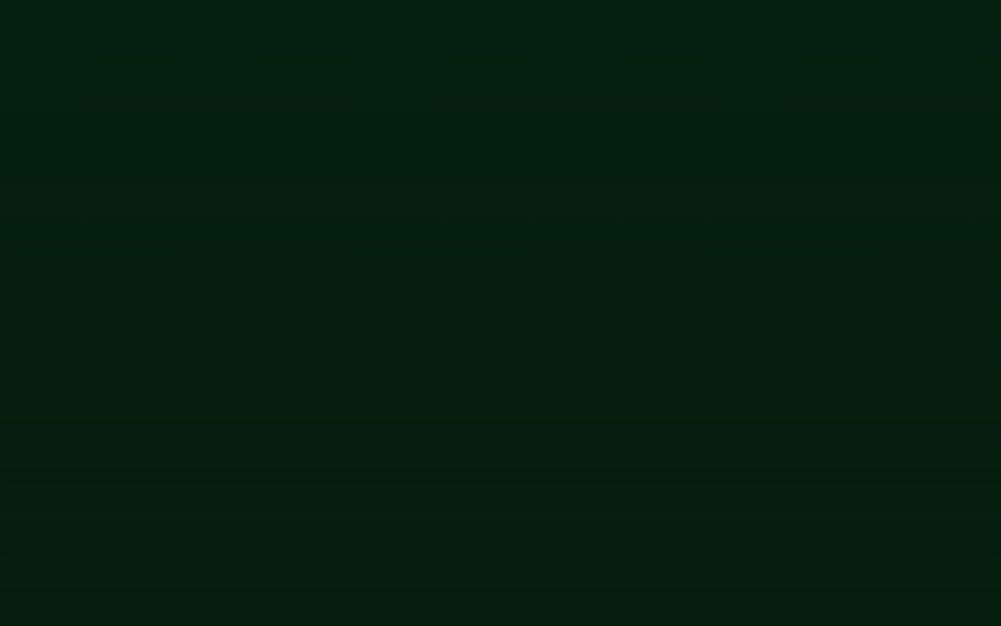 A deep, uniform field of dark forest green providing a quiet, mysterious pause.
